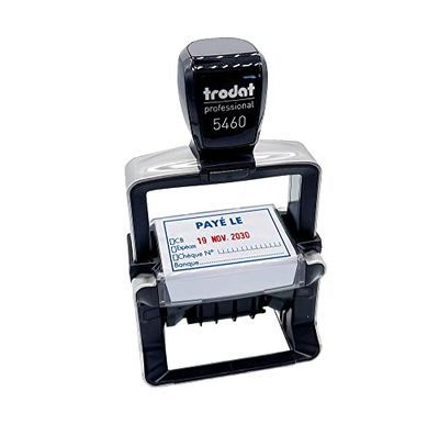 Trodat 5460L1 Metal Line 4.0 - Sello de fecha