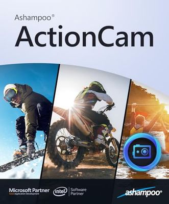 Ashampoo ActionCam - Software de edición de vídeo para drones y cámaras de acción. | 1 Dispositivo | 1 Usuario | Código de activación PC enviado por email