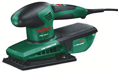 Bosch Home and Garden 0.603.340.000 Lixadeiras orbitais com mala, 200 W, 240 V
