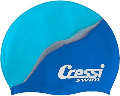 Cressi Multicolor Kids Cap - Swimming Silicone Cap for Children