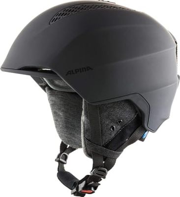 ALPINA Unisexe - Adultes, Grand LAVALAN Casque de Ski, Black Matt, 61-64 cm