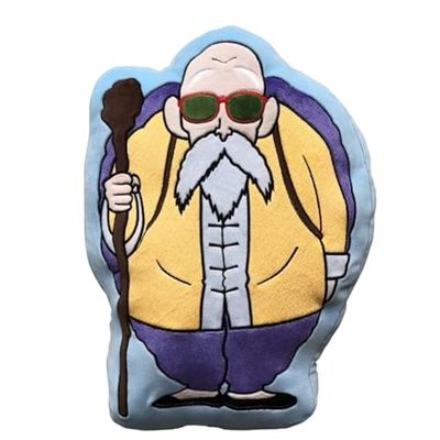 Dragon Ball Z Kame Sennin kussen - comfortabel en aangenaam kussen - motief: Kame Sennin - cadeau voor fans en passieën, premium kwaliteit - afmeting 40 cm x 40 cm