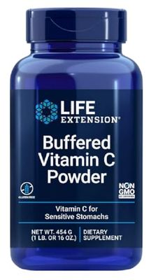 Life Extension - Vitamina C en polvo tamponada 454g | Suplemento de Vitamina C