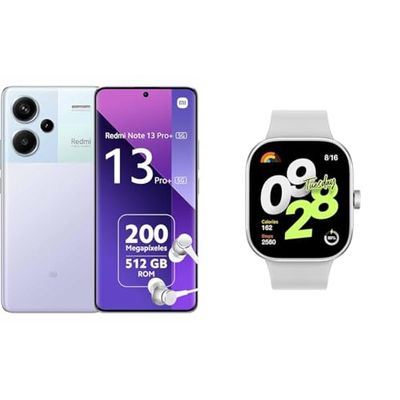 Xiaomi Redmi Note 13 Pro+ 5G 2.8GHz 12GB+512GB Purple & Xiaomi Redmi Watch 4 Silver EU BHR7848GL
