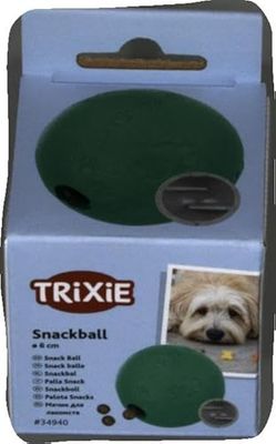 Trixie - Palla da Snack in Gomma Naturale, Colori Assortiti