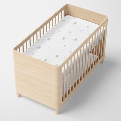 Little star Bajera 70x140x14 cm (Maxicuna) Gris