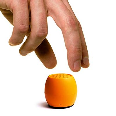 Boompods Zero Mini draagbare Bluetooth-luidspreker - draadloze luidsprekers, IPX6 waterdicht, 5 uur speeltijd, kleine buitenluidspreker met microfoon en dubbele koppelingsoptie, voor douche, reizen en