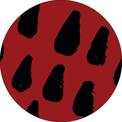 Bonateks, Round Digital Printed Mouse Pad, Non-Slip Base, for Office and Home, Diameter:22cm