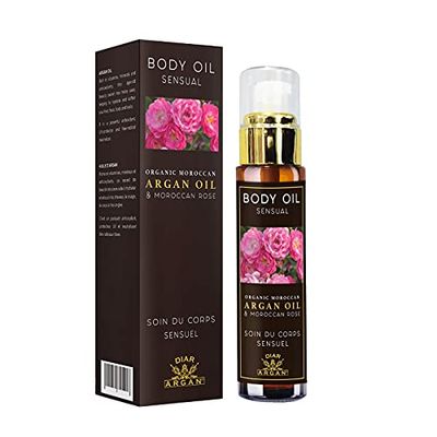 Kroppsvård, 100% naturlig organisk arganolja och rosextrakt, Marocko ursprung, 50 ml.