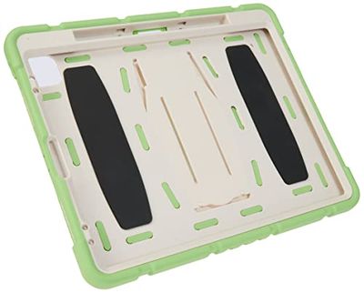 iPad Pro 12.9 2018/2020 with Support, Durable Hybrid Shock Resistant Silicone Protective Case for Three Boards for Kids (Matcha Green)