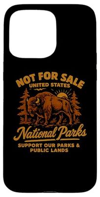 Non in vendita US National Parks Support Graphic Tee Custodia per iPhone 15 Pro Max