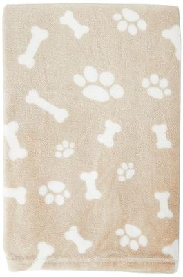 Trixie Coperta per cani animali domestici – Coperta morbida per animali domestici, cani, gatti, calda, protezione Kenny, 75 x 100 cm, beige