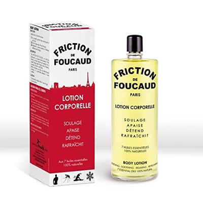 Foucaud - Frasco de vidro de 250 ml - marca francesa desde 1946 - concentrado de óleos essenciais - energia, frescura e bem-estar.