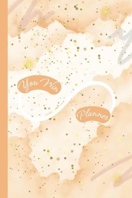 Dusty Orange Abstract Daily Planner | 184 Pages, 6" x 9"