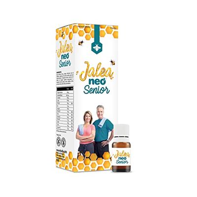 NEO | Jalea Real Liofilizada Senior | 14 Viales | Aporta Energía y Vitalidad | Con Colágeno, Goji, Selenio y Vitaminas B y C | Refuerza las Defensas | Efectos Antioxidantes