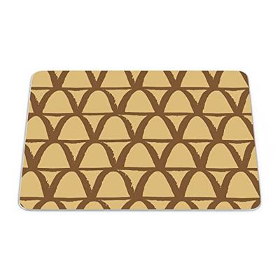 Bonamaison, Rechthoek Pop Art Digital bedrukte muismat, antislip onderkant, voor kantoor en thuis, grootte: 22x18 cm