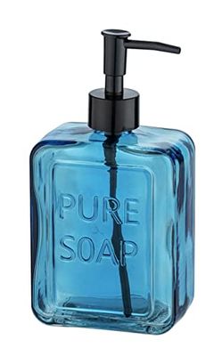 WENKO Pure Soap Soap Dispenser Blue 0.55 L