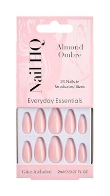 Nail HQ Almond Ombre Nails (24 Pieces)