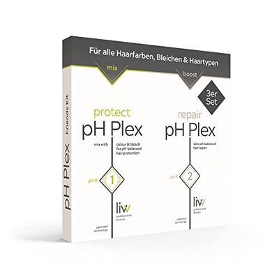 pH Plex 1 Protect & 2 Repair - Friends Kit for Protection & Repair Colouring, Discolouring and Bleaching Repairs Damaged Hair For All Hair Types For Optimal Hair Feeling