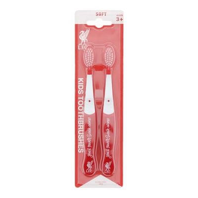 EPL Liverpool Lot de 2 brosses à dents souples