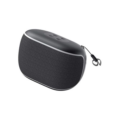 IRRADIO IR-SK800BT, Haut-Parleur sans Fil Compact avec Son Puissant, BT 5.3, 6h d'autonomie, étanche IPX4, Mains Libres, TWS, USB-C, Portable avec Coque en ABS et Tissu Noir