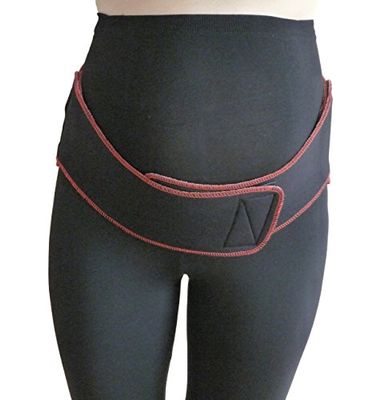 TSM 88 5213 Bandage de Sport Bandeau de Grossesse Noir Taille L
