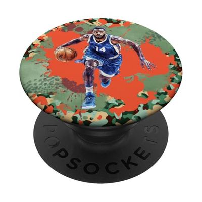 Equipo de baloncesto colorido para niños PopSockets PopGrip Adhesivo