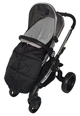Deluxe Voetenzak/Cosy Tenes Compatibel met iCandy Cherry Kinderkinderwagen Grijs