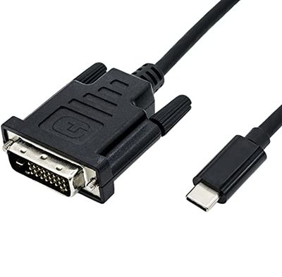 ROLINE USB type C - DVI adapterkabel, ST/ST, 2 m