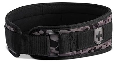 Harbinger Cinturón de Levantamiento de Pesas Foam Core 4.5" (11.43cm) –Ajuste Contorneado con 9 Soportes de Espuma para Estabilidad de Espalda y Core,Hebilla de Acero,Forro Suave,Unisex,Gris,Mediano