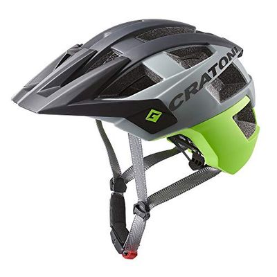 Cratoni AllSet helm, zwart/groen, M-L (58-61 cm)