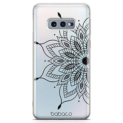 ERT GROUP mobiel telefoonhoesje voor Samsung S10e origineel en officieel erkend Babaco patroon Mandalas 004 optimaal aangepast aan de vorm van de mobiele telefoon, gedeeltelijk bedrukt