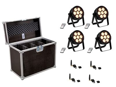 Eurolite Set 4X LED 7C-7 Silent Slim Spot + USB QuickDMX + Case (20000857) Marca