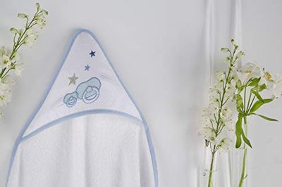 Baby Foot - 1277-62 | Warstwa kąpieli Bebe | Warstwa łazienka Prysznic | Warstwa łazienka Bebe Miesiące | Warstwa wanna Zima | Miękki płaszcz kąpielowy | Higieniczna łazienka | Kolor niebieski