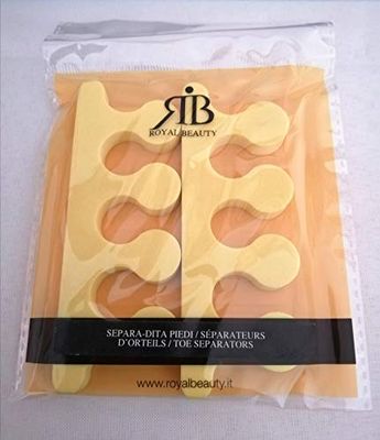 Royal Beauty Separador de dedos de los pies – Paquete de 2 unidades