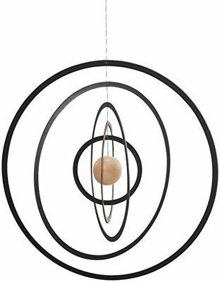 Flensted Mobiles Science Fiction, Nature Mobile, staal, bruin/zwart, 24x24 cm