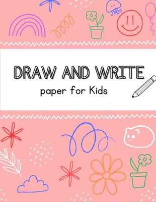 Draw and Write Paper for Kids - Write your Story with your Favorite SUPERhero