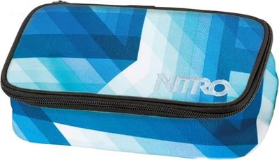 Nitro Pencil Case XL incl. Geo Driehoek & lesrooster, Etui, Etui, Etui, Etui, Pennenetui, Geo Ocean, 21 x 10 x 6,5 cm