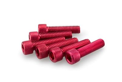 PUIG 0473R Anodized Aluminium Screws Red