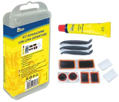 ONBIKE Kit de réparation Rapide de Roues de vélo avec déhousseur et boîte