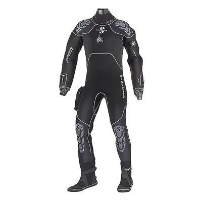 Scubapro EXODRY 4.0 Män-S kylvattendykningssats unisex-vuxen, svart, S