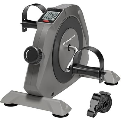 Ultrasport Mini Fiets 100, arm en beentrainer, hometrainer, minifiets, bewegingstrainer, ideaal voor senioren, stil en onderhoudsvrij, Max. Gebruikersgewicht tot 100 kg