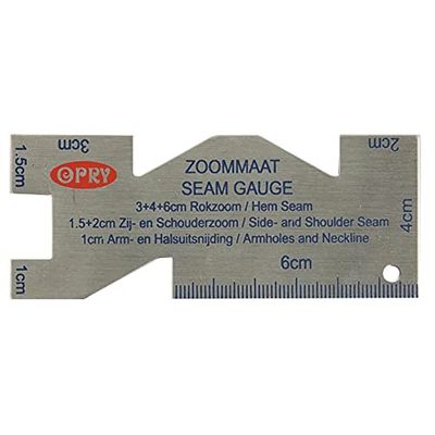 OPRY 97741 Aiuto per Orlo, Metallo, Argento, 10 cm x 4 cm