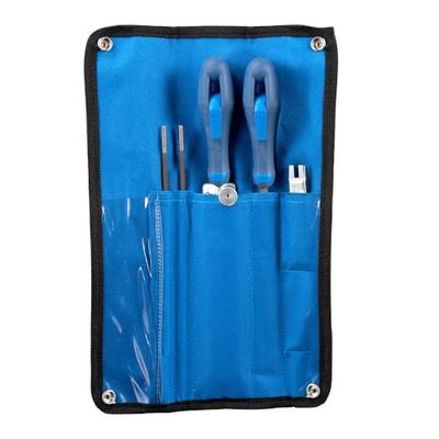PFERD Sharpening Files Set CS-SLS-4.0 in Roll Bag | Diameter 4 mm | 5/32 Inch for Chain Pitch 1/4 Inch and 3/8 Inch Low Profile | 11099140 - for Comfortable and Power-Saving Sharpening of Saw Chains
