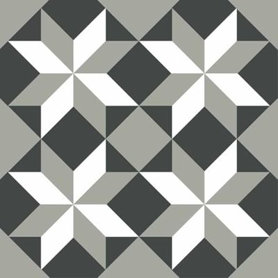 Draeger Paris - Stickers carrelage 15x15 cm Etoiles géométriques