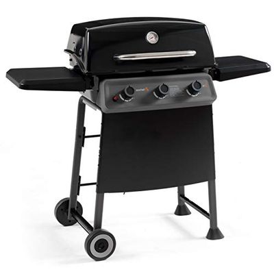 Sochef G32011 Diablo Barbecue, Metodo di Cottura a Diffusione, Acciaio Verniciato, Nero/Grigio