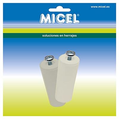 Micel Vega 91777 Shutter Stop 60 x 20 mm, Ivory White