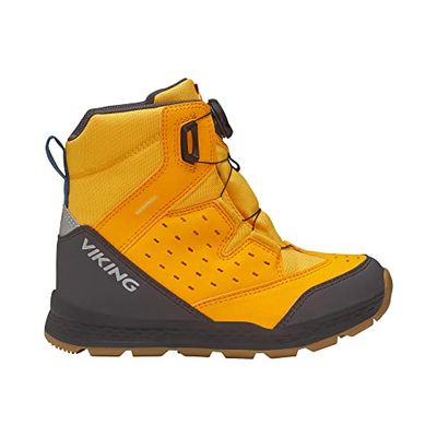 Viking Espo High 2 WP BOA Warm, Botas de Nieve, Unisex niños, Apricot/Ocean, 38 EU