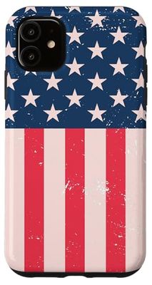 iPhone 11 US FLAG (Vintage) Case