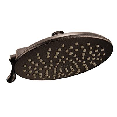 Moen S6320ORB Velocity 20,3 cm two-function Rainshower Showerhead with immersion Technology at 2.5 gpm Flow rate, oil Rubbed Bronze